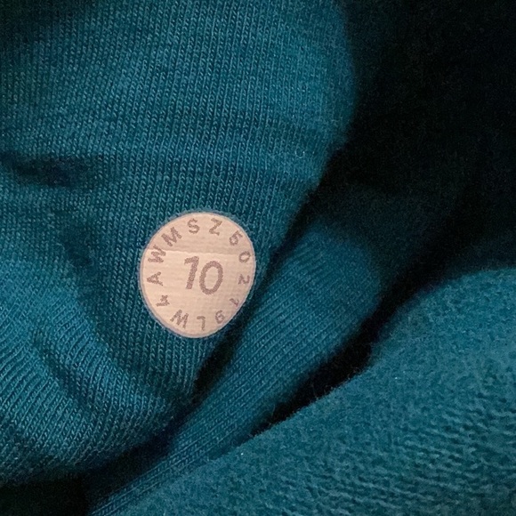 Lululemon full-zip teal scuba Hoodie.(size 10) - Picture 5 of 6